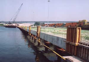 New Pier Installation in Process